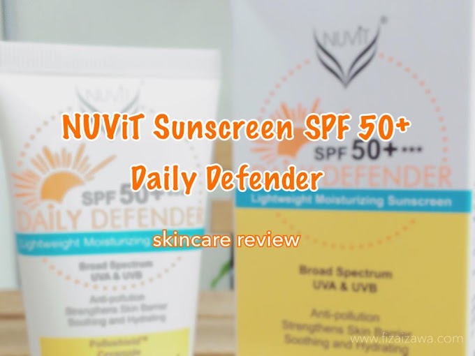 NUViT Sunscreen memberi perlindungan terhadap cahaya matahari serta melembapkan kulit
