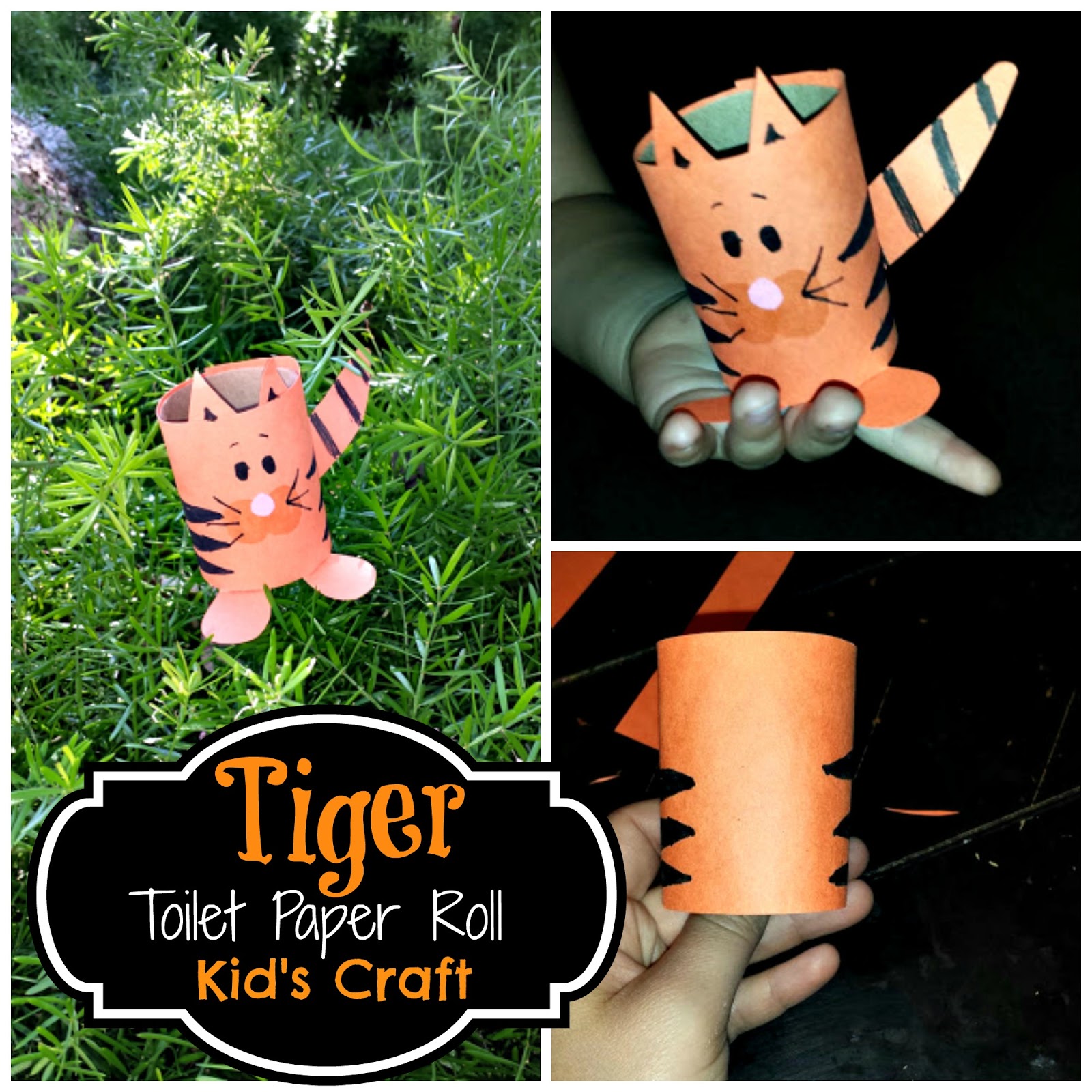 DIY Easy  Tiger Toilet  Paper  Roll  Craft  For Kids Crafty 