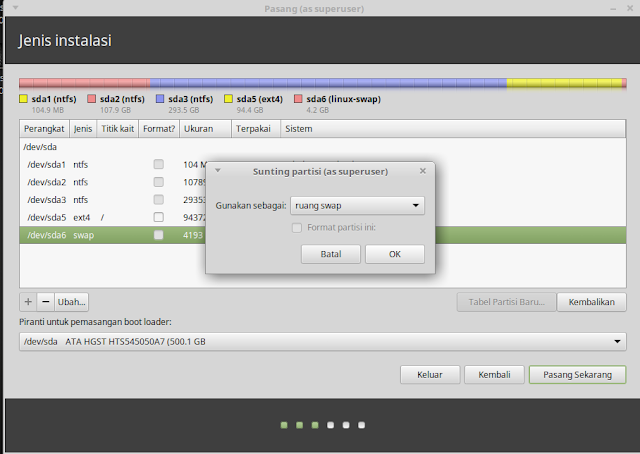 Cara Install Linux Mint Dual Boot dengan Windows