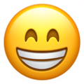 Grinning Whatsapp Smiley showing teeth - U+1F601