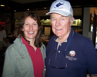 Victoria Scott D'Angelo with her late husband Chuck Yeager