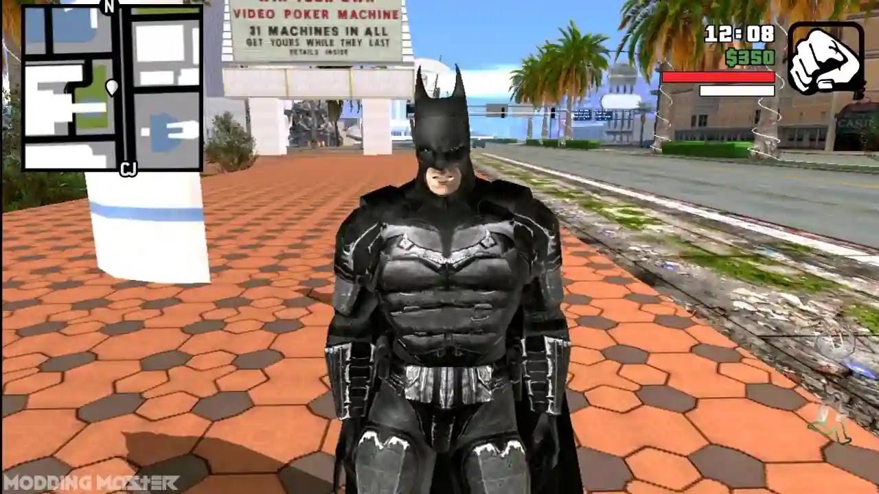 1MB] The Batman Skin Mod For GTA San Andreas Android