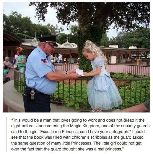26 Moments That Will Restore Your Faith In Humanity Again - This Disney security is just amazing