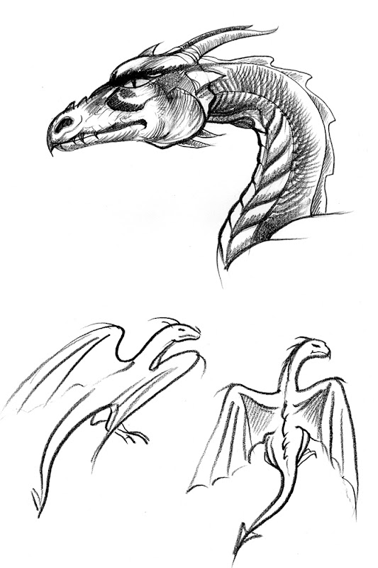 Another Dragon Head and sketches title=