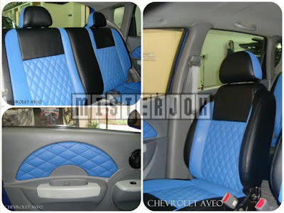 Desain sarung jok mobil Aveo