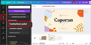 Cara Menambahkan Teks Video di Canva