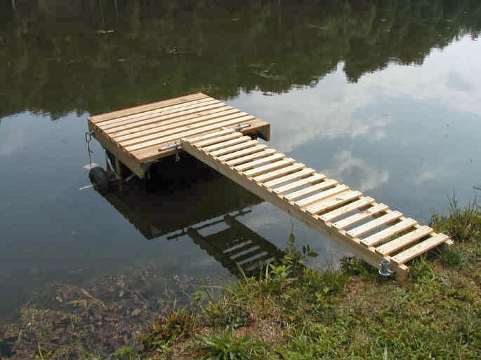 White boat: Looking for Building a boat dock in river