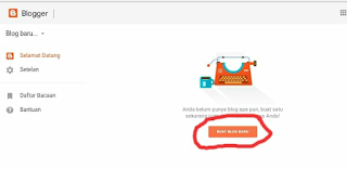 Cara membuat blog gratis dengan blogspot