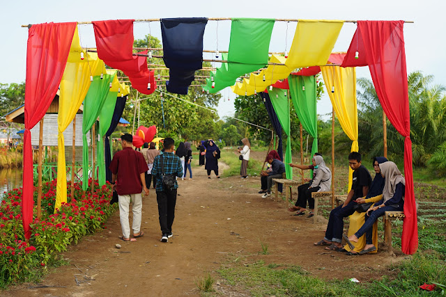 Kain Warna Warni Rajati Flower Garden