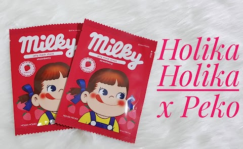 HOLIKA HOLIKA x PEKO MILKY JELLY MASK SHEET STRAWBERRY JELL