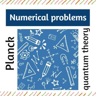 It is an image for depicting the numerical problems of Planck's quantum theory.