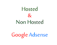 Hosted and Non hosted google adsense