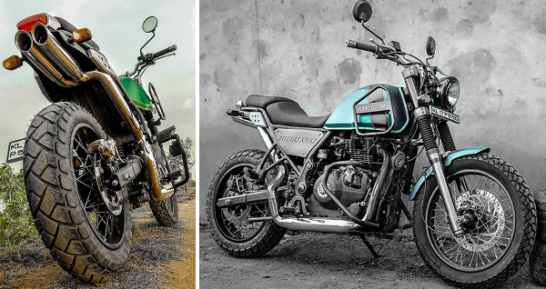 grid7 customs modified Himalayan Royal Enfield