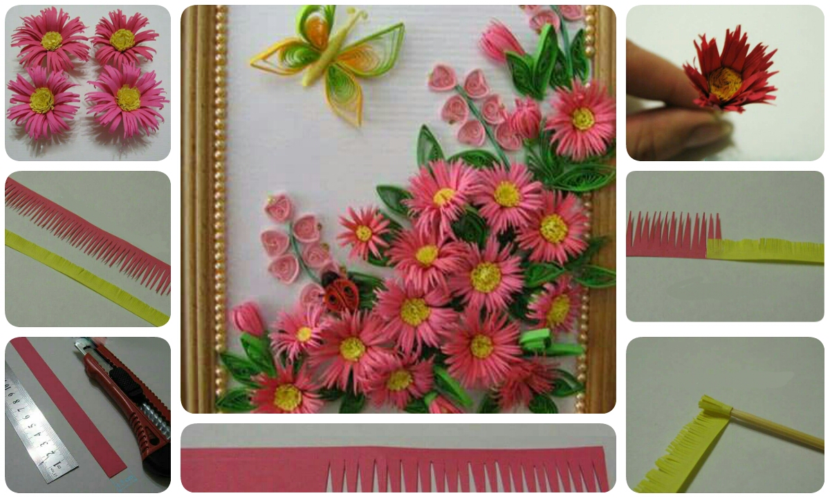 Make a beautiful paper flower show piece ~ Crazzy Craft