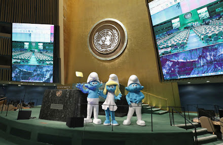 U.N. and Smurfs Team Up to Celebrate the International Day of Happiness Today 