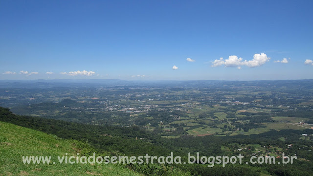 Vista da rampa de voo livre