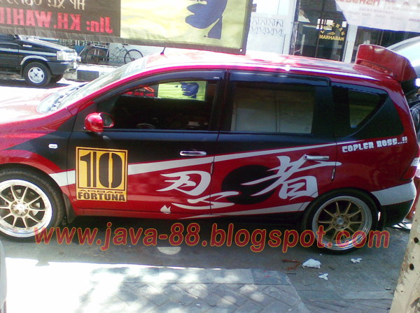 Java 88 Cutting Stiker  Nissan Grand  Livina 