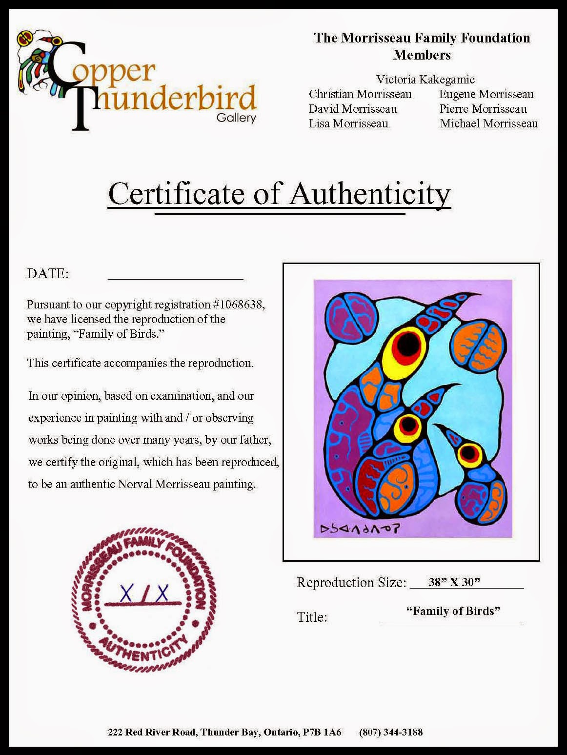 NORVAL MORRISSEAU BLOG: Limited Edition Prints Certified by Morrisseau Family Foundation and ...
