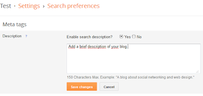 Adding a Meta Description to Blogger