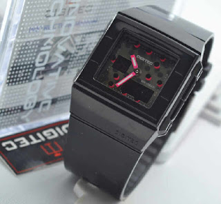 jam tangan Digitec original  3017T black rubber