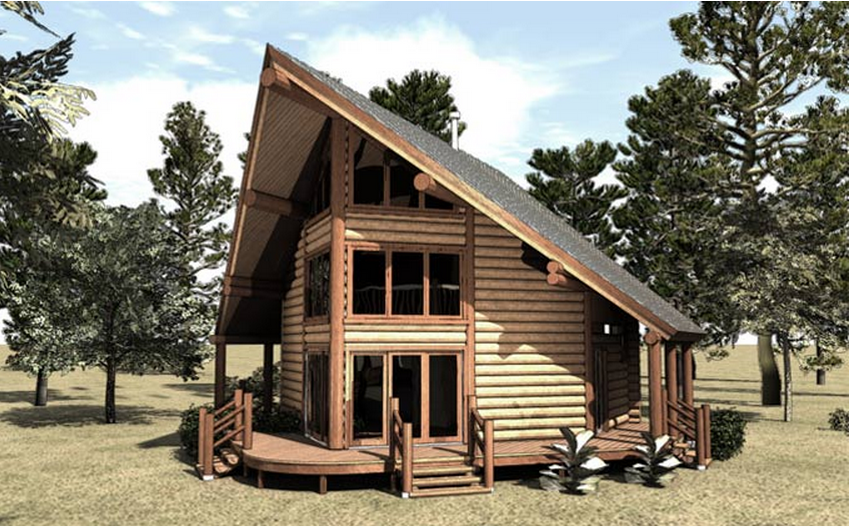  A Frame  House  Plans  Timber Frame  Houses