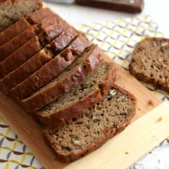 Receta para preparar bizcocho de banana y nueces fácil