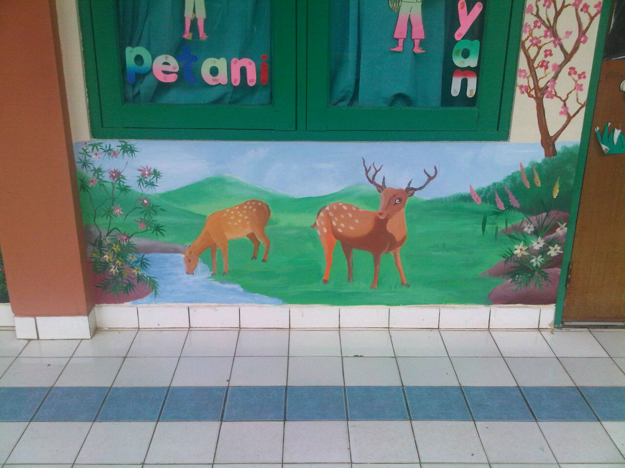 Lukisan Dinding Sekolah PAUD TK SD SMP SMA PALING KEREN