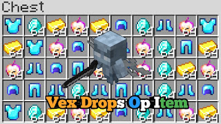 Vex Drops Op Item Addon || For Mcpe And Bedrock || By GamerFile Minecraft Data Pack