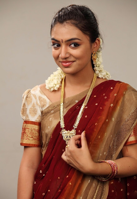 Nazriya Nazim in  Saree Latest Photos