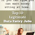 Top 10 Legitimate Data Entry Jobs From Home