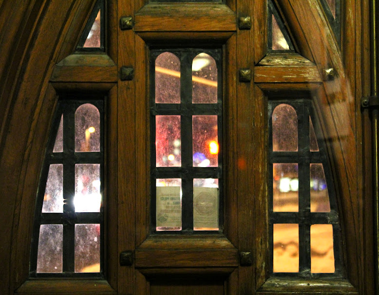 Gothic style doors at Knox church, Ottawa