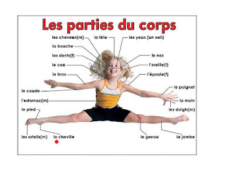 FLE en ESO: Les parties du corps : regardez , cliquez , chantez