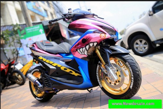 100 Gambar Desain Modifikasi Motor  Yamaha  Aerox  S Keren 