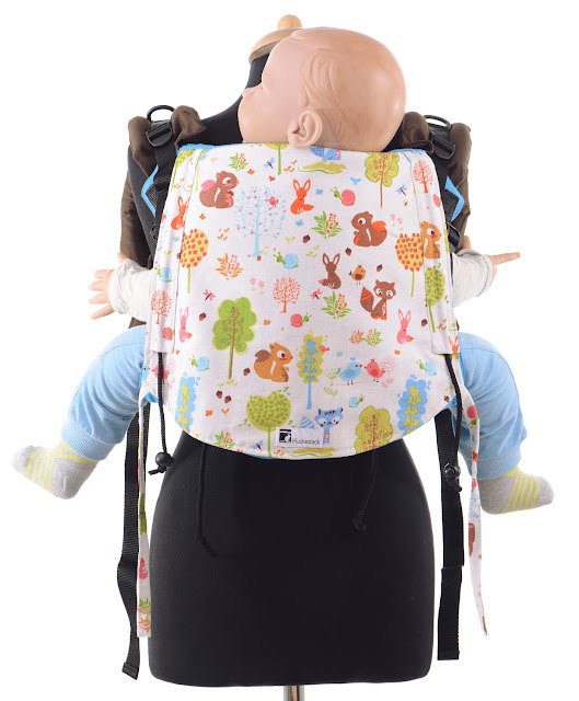 An Onbuhimo is a babycarrier without hipbelt, well padded shoulder straps, adjustable panel, easy to use