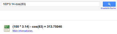 Rechnen mit Google