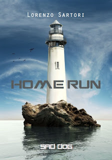 copertina del secondo racconto Sad Dog: Home run. Mosra un faaro su uno scoglio nel mare calmmo