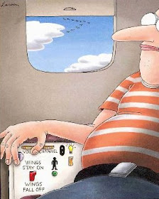 far side cartoon airplane airline disaster