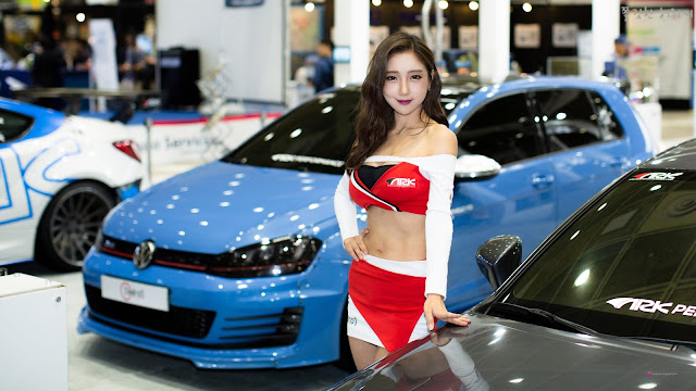 1 Mina -  Seoul Auto Salon - very cute asian girl-girlcute4u.blogspot.com