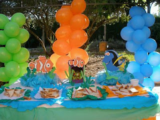 Children parties, Nemo decorations