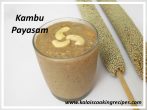 Kambu BajraPayasam