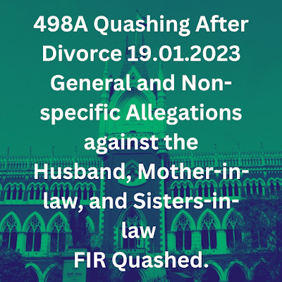 498A Quashing After Divorce 19.01.2023