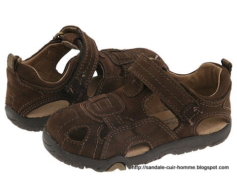 Sandale cuir homme:cuir-676788