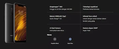 Spesifikasi, Harga dan Review Xiaomi POCOPHONE F1