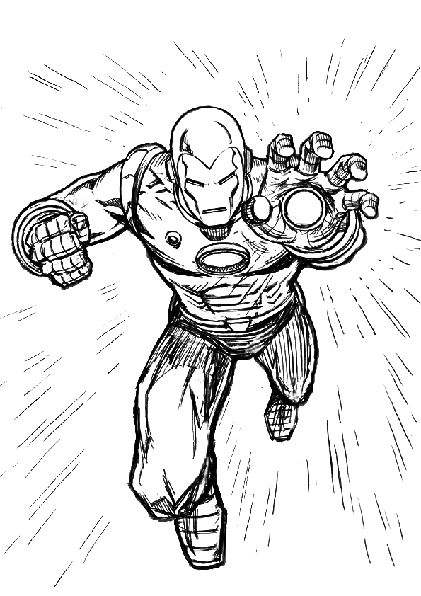 Iron Man Coloring Pages ~ Free Printable Coloring Pages - Cool Coloring