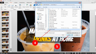 powerpoint, tutorial powerpoint, memasukan musik ke slide powerpoint
