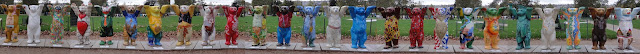 Buddy bears at the Champ de Mars Paris