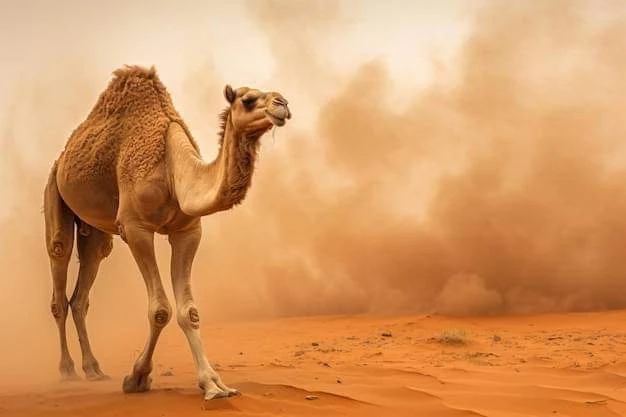 O camelo bebe água doce e salgada. Ele pode até beber água do Mar Morto. E nada vai acontecer com ela. Isso ocorre porque os rins do camelo filtram a água, separam-na do sal e transformam-na em água doce própria para beber.