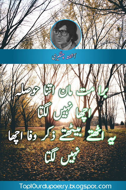 The Best Aashufta Changezi sad Poetry images