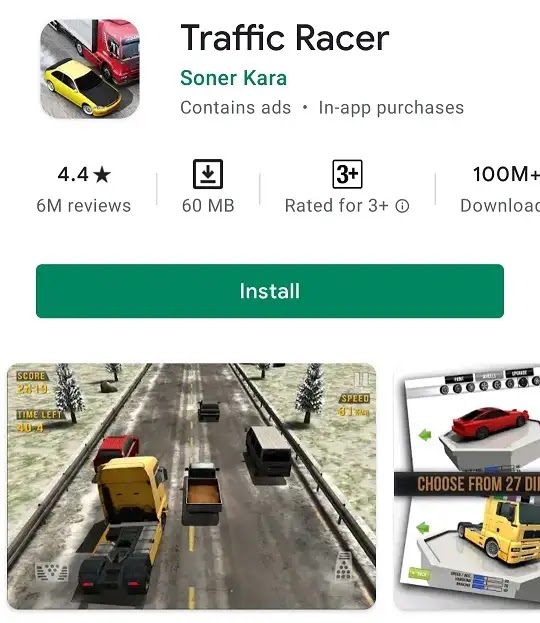 Traffic Racer Best Mobile Game