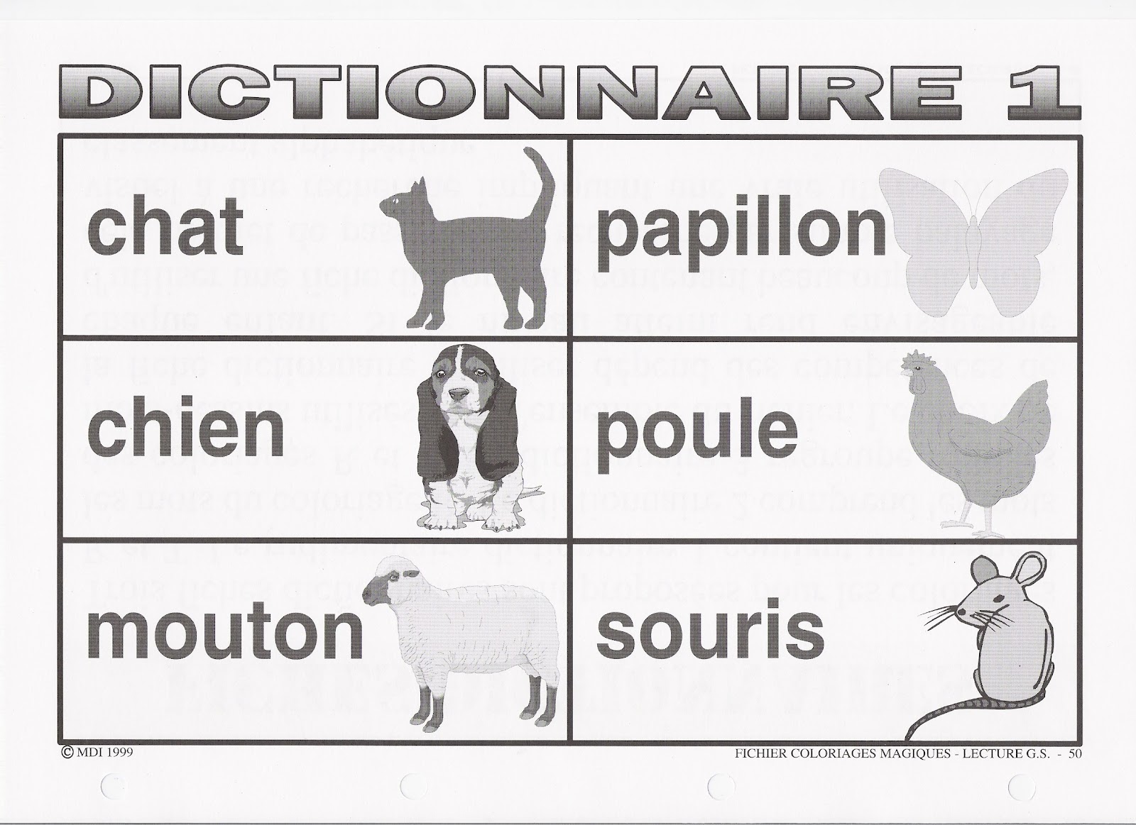 Coloriage Magique Lire le nom des couleurs Jedessine Coloriage Magique Lecture